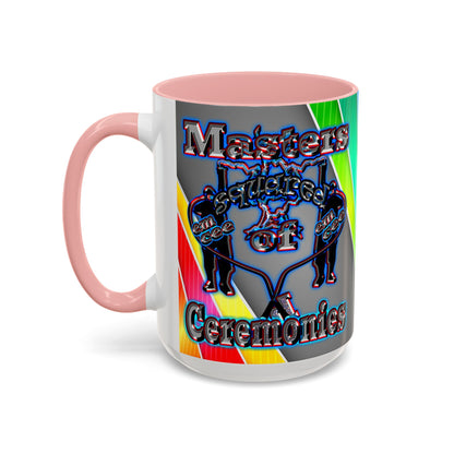 em cee squared - Accent Mug (rainbow split)