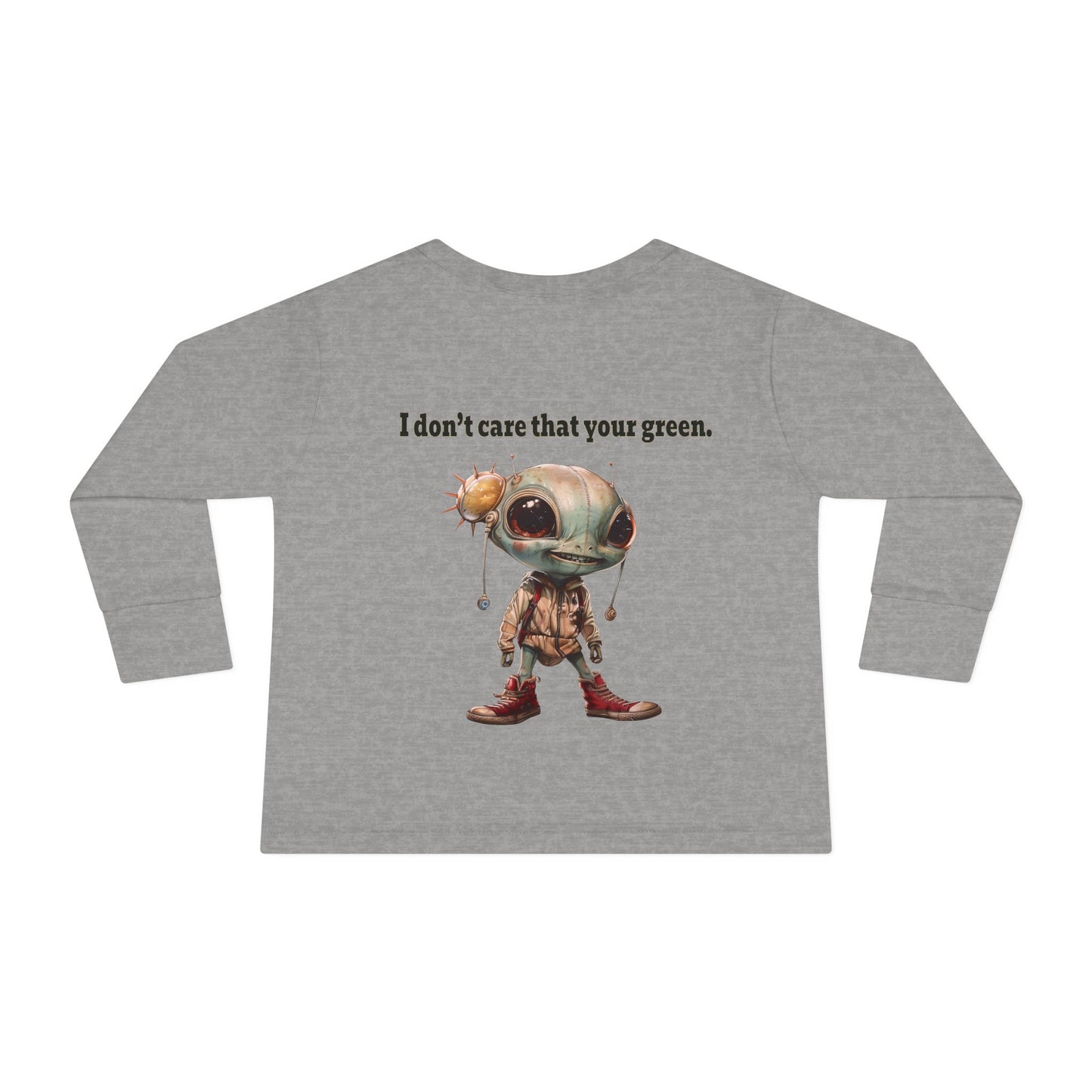 I don't care that your grey - Toddler Long Sleeve Tee