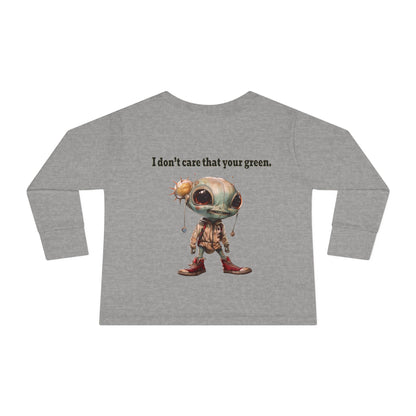 I don't care that your grey - Toddler Long Sleeve Tee