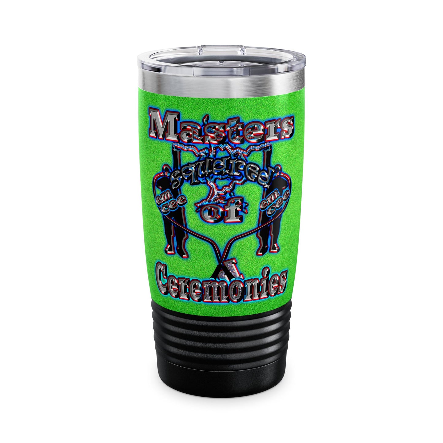em cee squared - Ringneck Tumbler, 20oz (green turf)