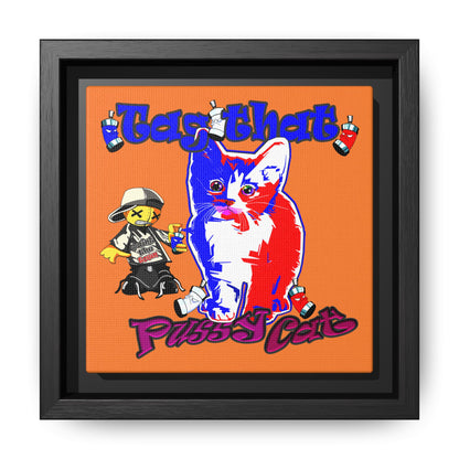 tag that - framed canvas art (crusta)