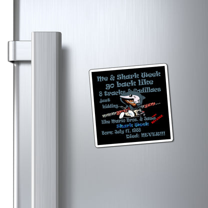 shark week - Magnets - (black)