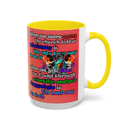 doggystyle - Accent Mug (yellow-orange wave)