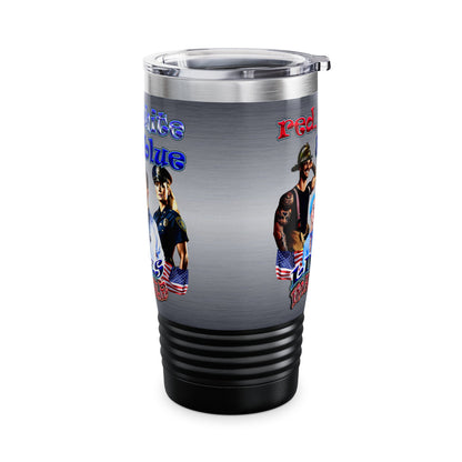 rw&b lives matter - Ringneck Tumbler, 20oz (brushed nickel)