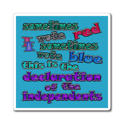 declaration of the independents - Magnets - (turquoise)
