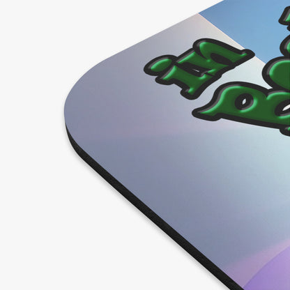 celtics logo - Mouse Pad (Rectangle) (grey-pink wave)