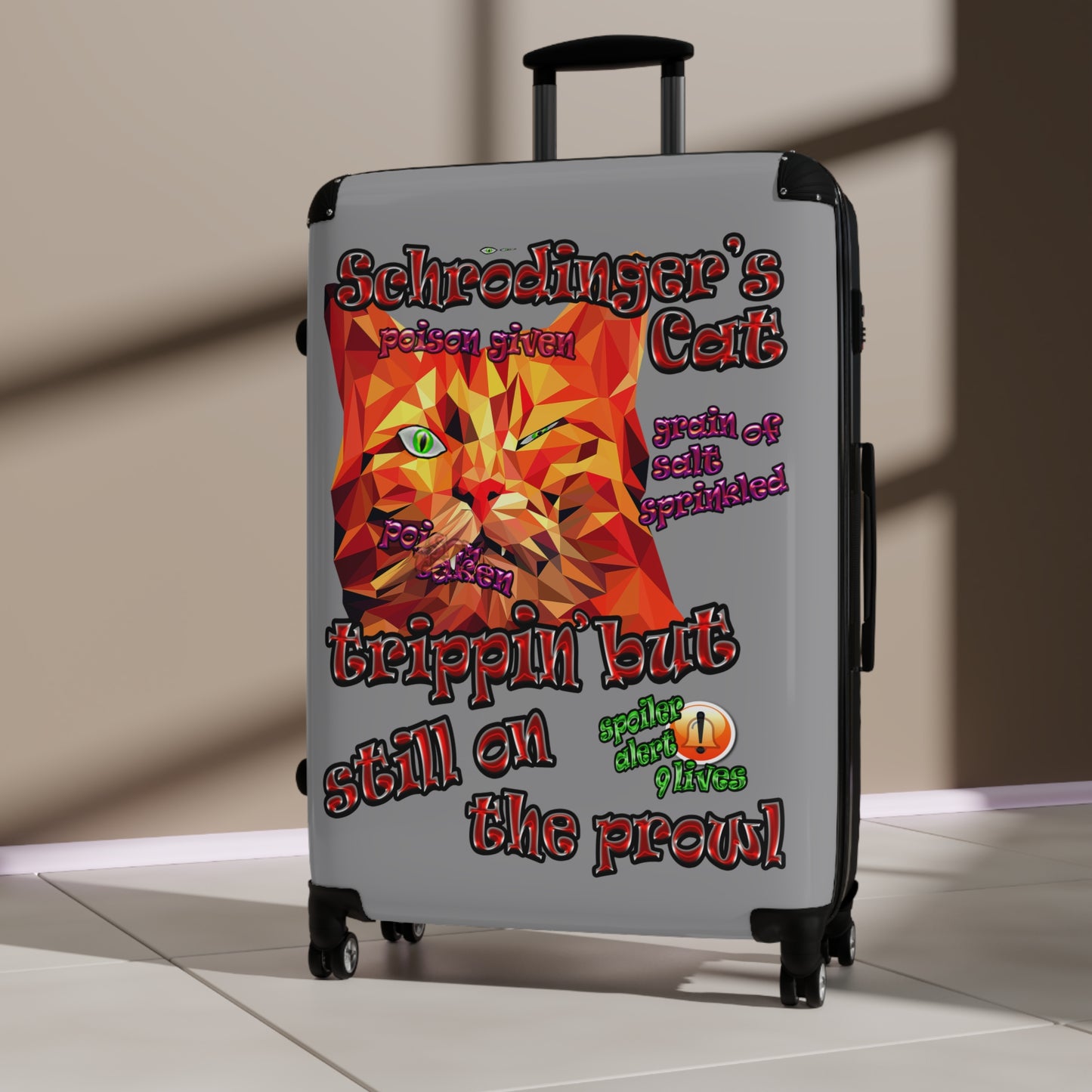 schrodinger's cat - Suitcase (grey)