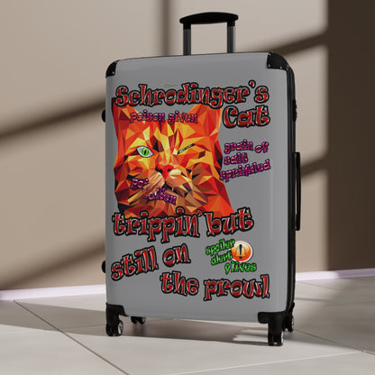 schrodinger's cat - Suitcase (grey)