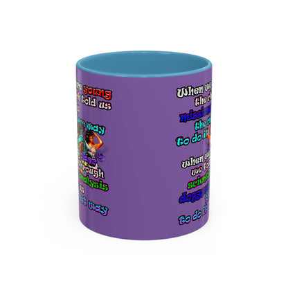 doggystyle - Accent Mug (light purple)