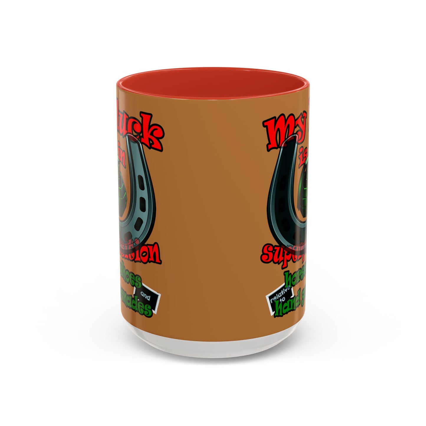 my luck - Accent Mug (light brown)