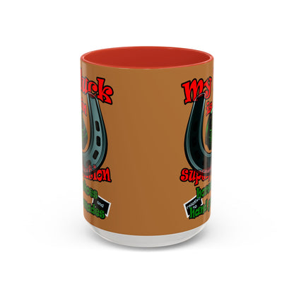 my luck - Accent Mug (light brown)
