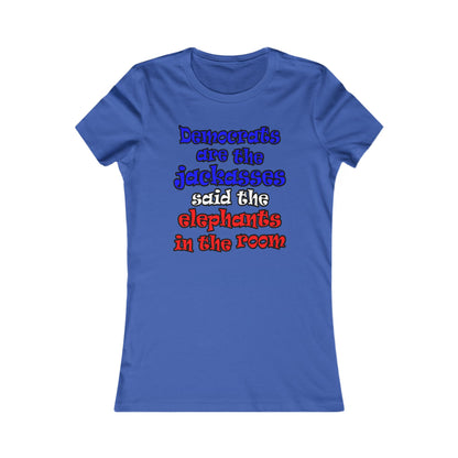 donkeys and elephants - Women's Favorite Tee