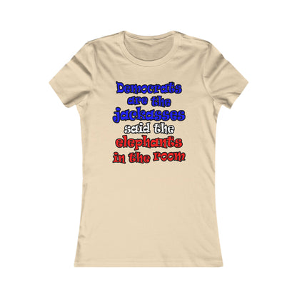 donkeys and elephants - Women's Favorite Tee