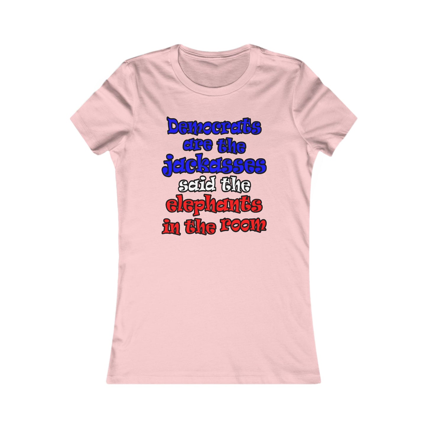 donkeys and elephants - Women's Favorite Tee