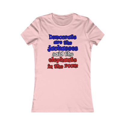 donkeys and elephants - Women's Favorite Tee