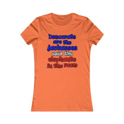 donkeys and elephants - Women's Favorite Tee