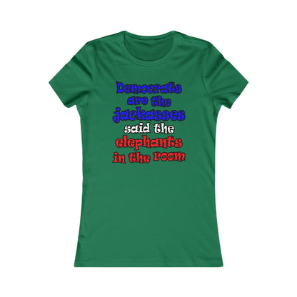 donkeys and elephants - Women's Favorite Tee