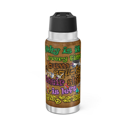 the bum's shit - Gator Tumbler, 32oz (brown papyrus)