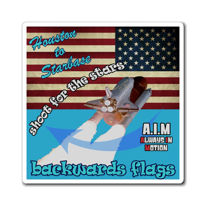 shoot for the stars - Magnets - (turquoise)