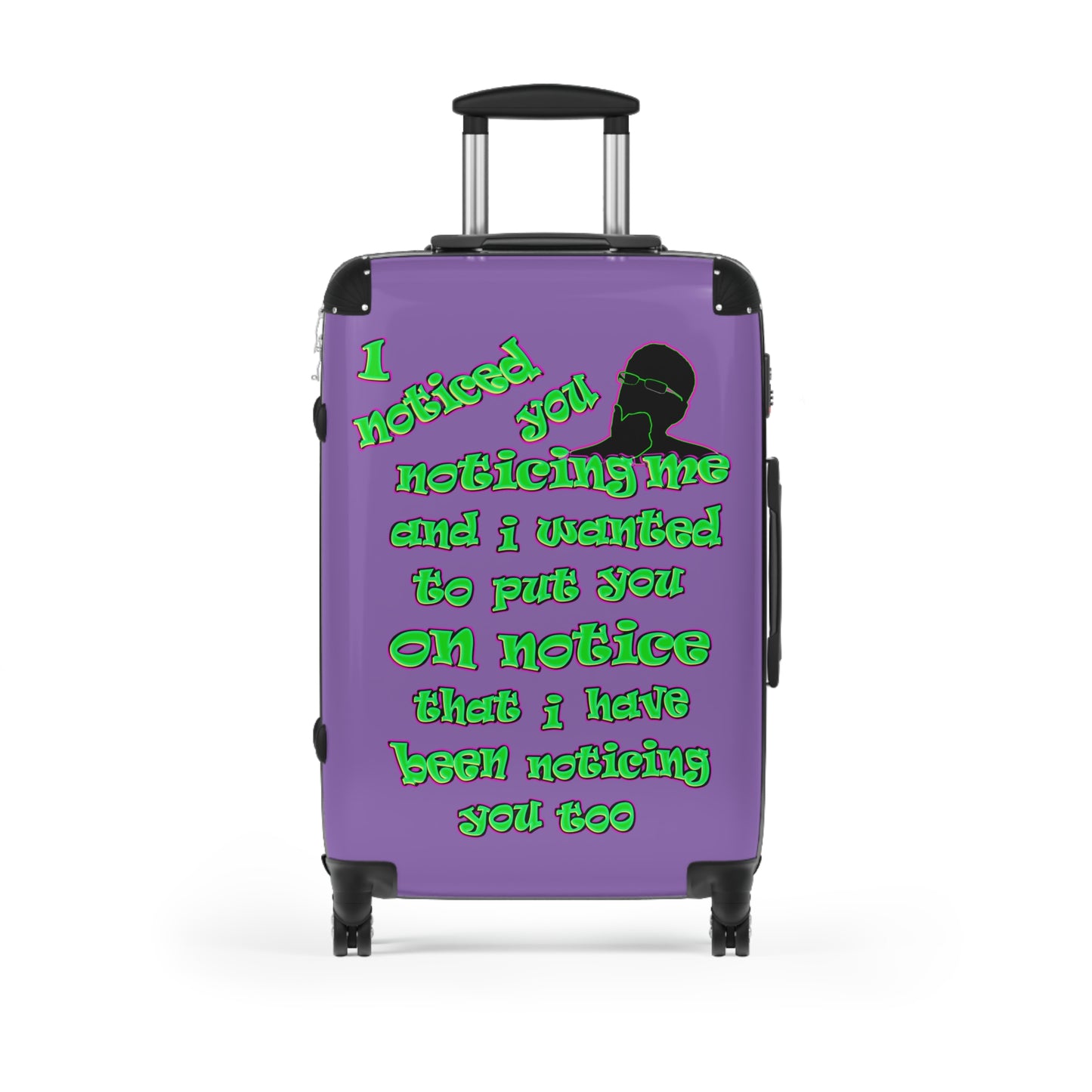 noticed you noticing - Suitcase (light purple)