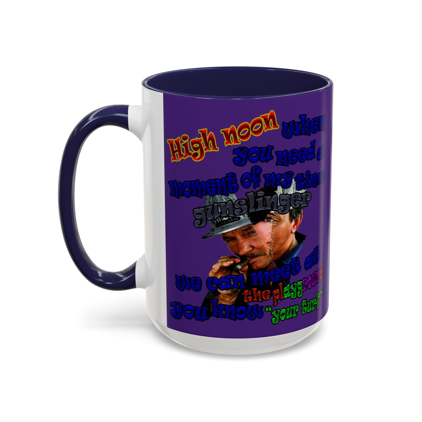 high noon - Accent Mug (purple)