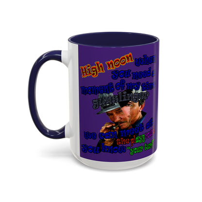 high noon - Accent Mug (purple)