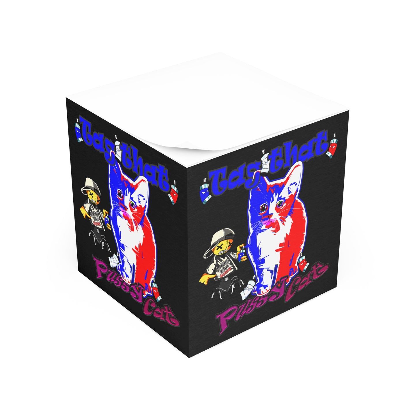 tag that - note cube (black)