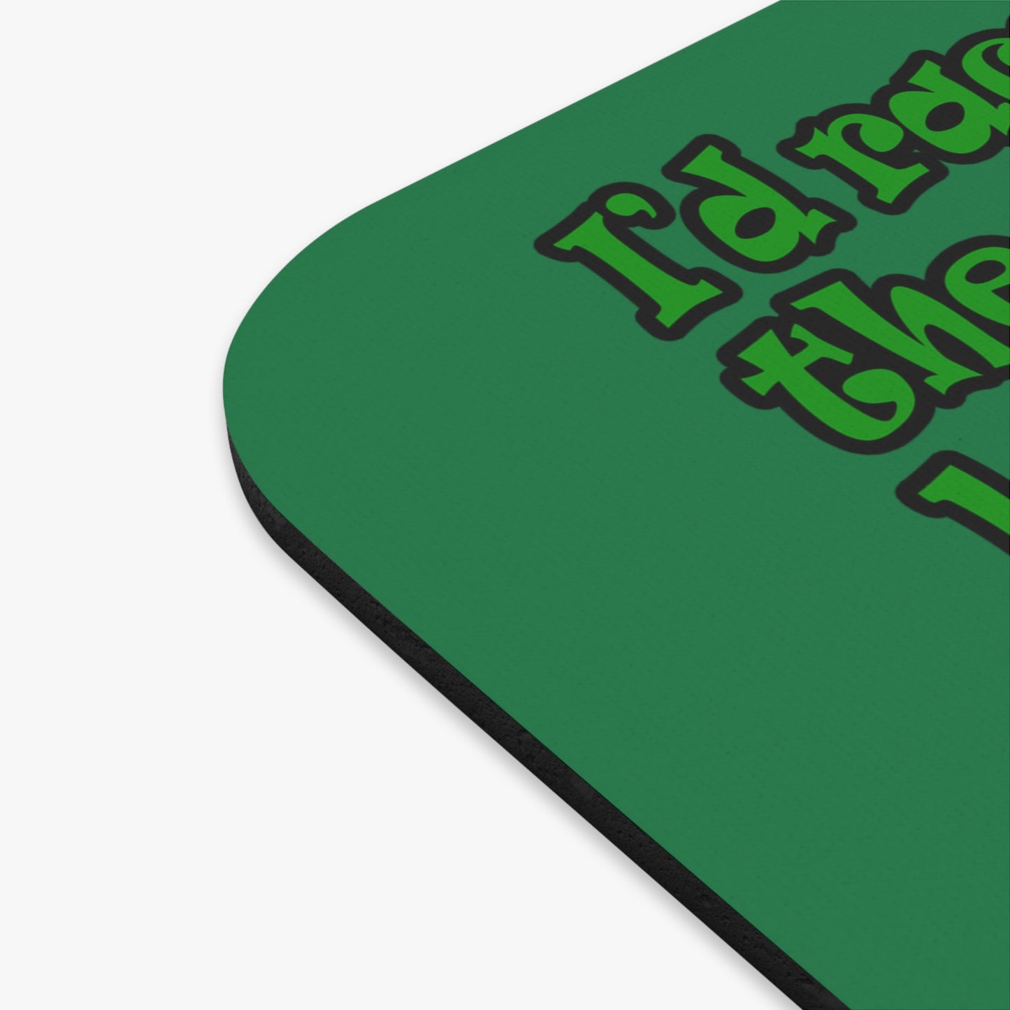 turtle race - Mouse Pad (Rectangle) (dark green)