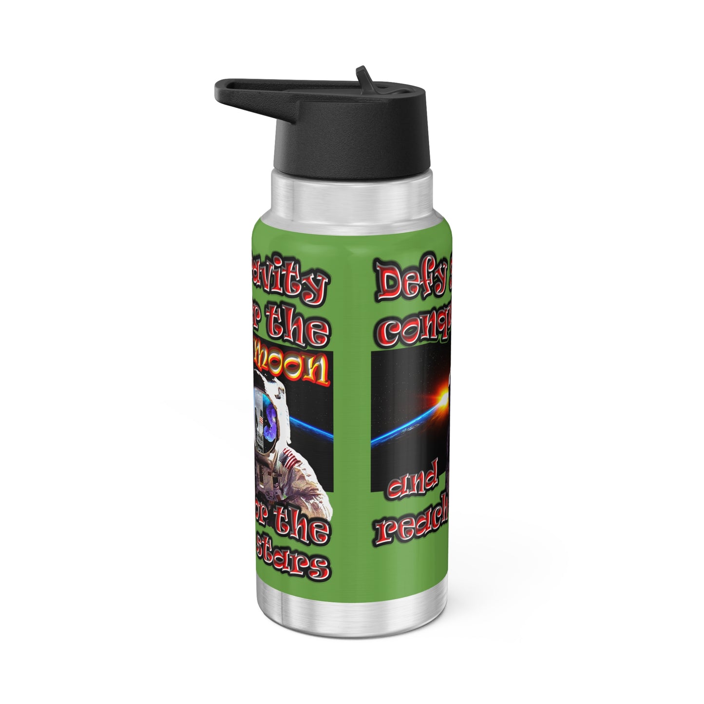 defy conquer reach - Gator Tumbler, 32oz (green)