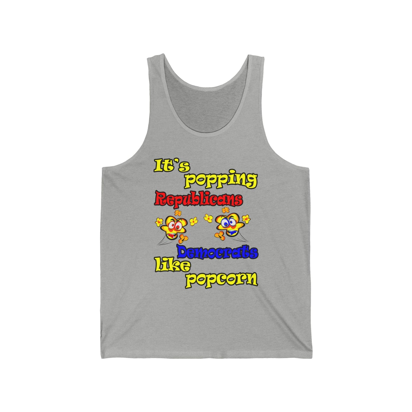 popping like popcorn - Unisex Jersey Tank