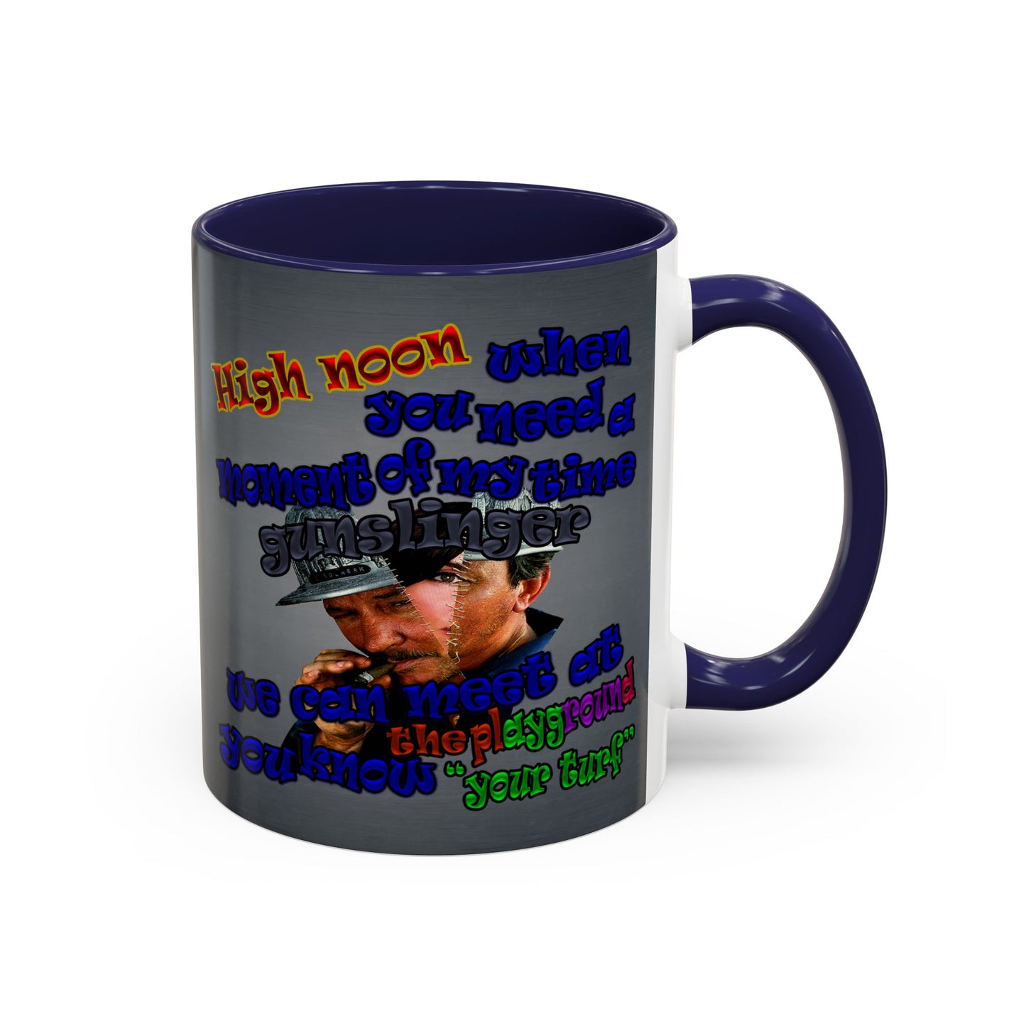 high noon - Accent Mug (grey-light grey)
