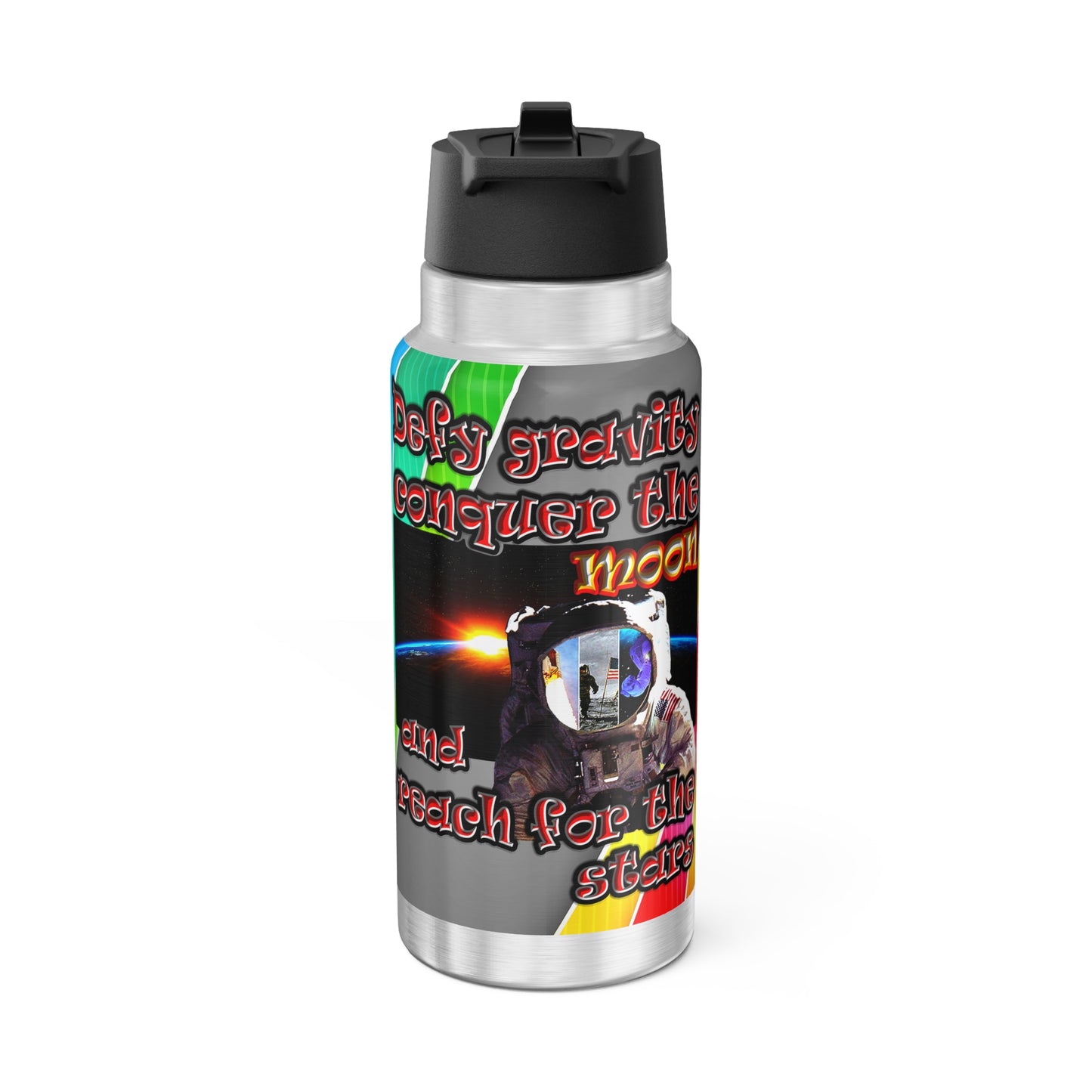 defy conquer reach - Gator Tumbler, 32oz  (rainbow split)