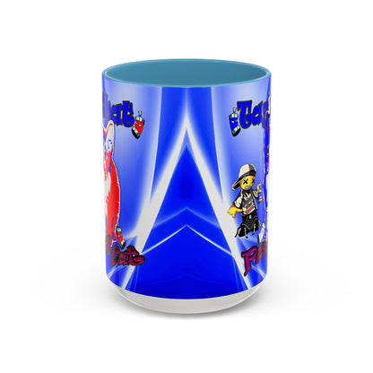 tag that - Accent Mug (blue-white wave)