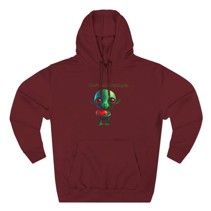 I don't care that your grey - Three-Panel Fleece Hoodie