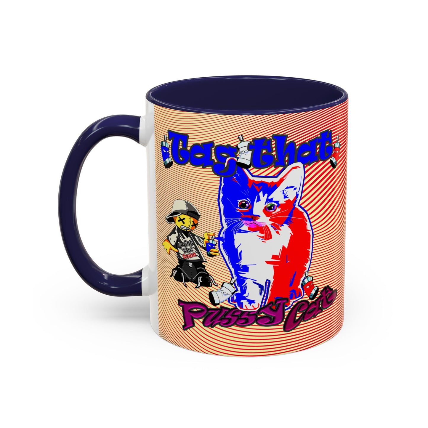tag that - Accent Mug (yellow-orange wave)