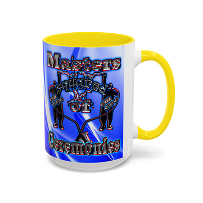em cee squared - Accent Mug (blue-white wave)