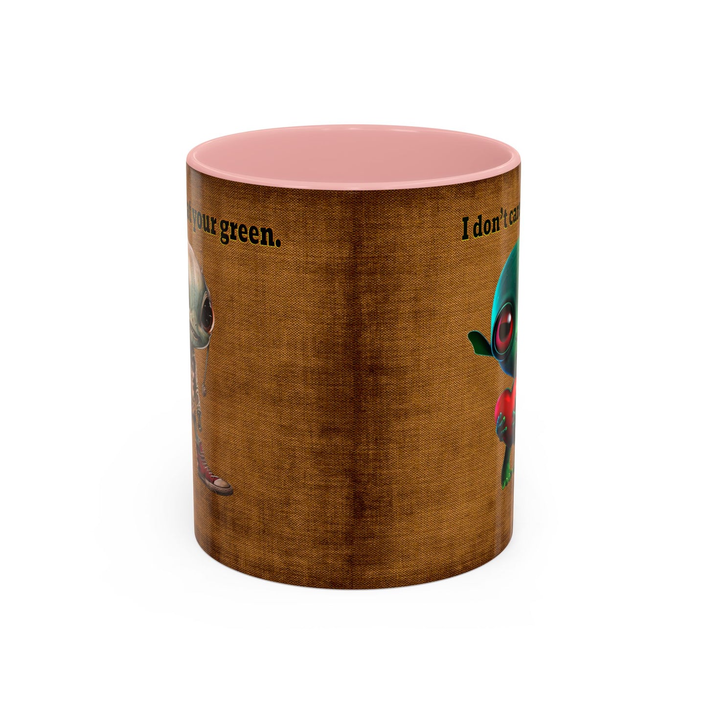 I don't care that your grey - Accent Mug (brown papyrus)