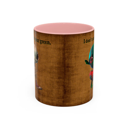 I don't care that your grey - Accent Mug (brown papyrus)