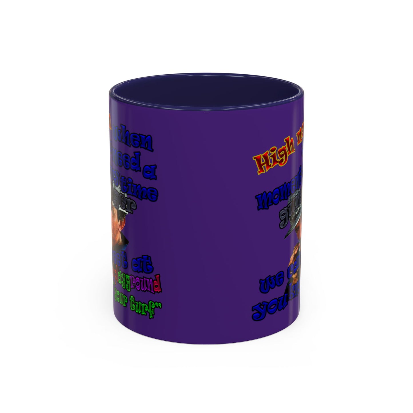high noon - Accent Mug (purple)