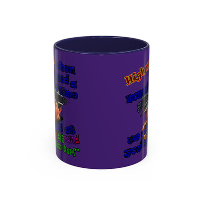 high noon - Accent Mug (purple)