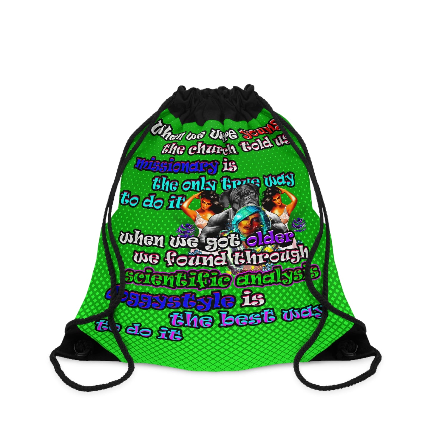 doggystyle - Drawstring Bag (logo green)