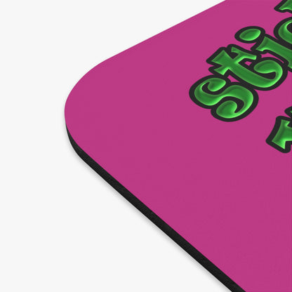stick that in your pipe and smoke it - Mouse Pad (Rectangle) (pink)