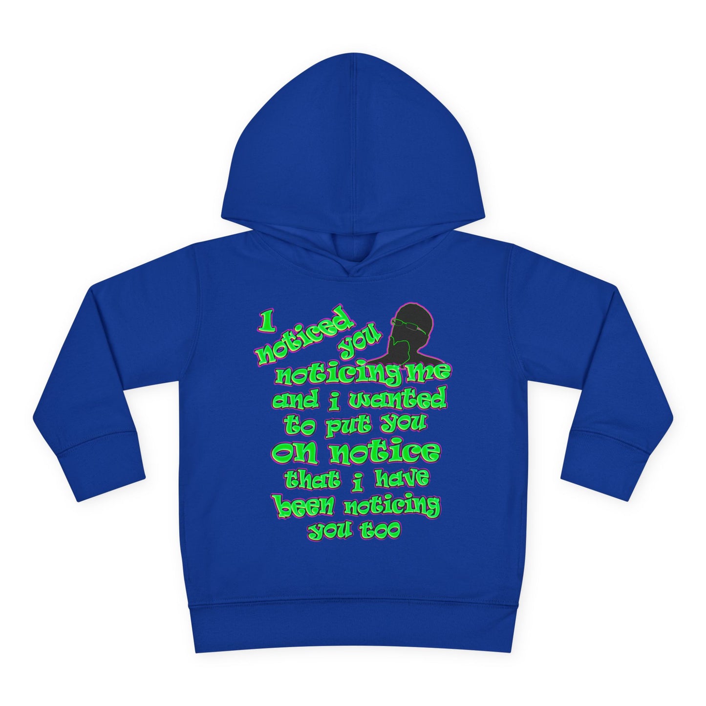 noticed you noticing - Toddler Pullover Fleece Hoodie