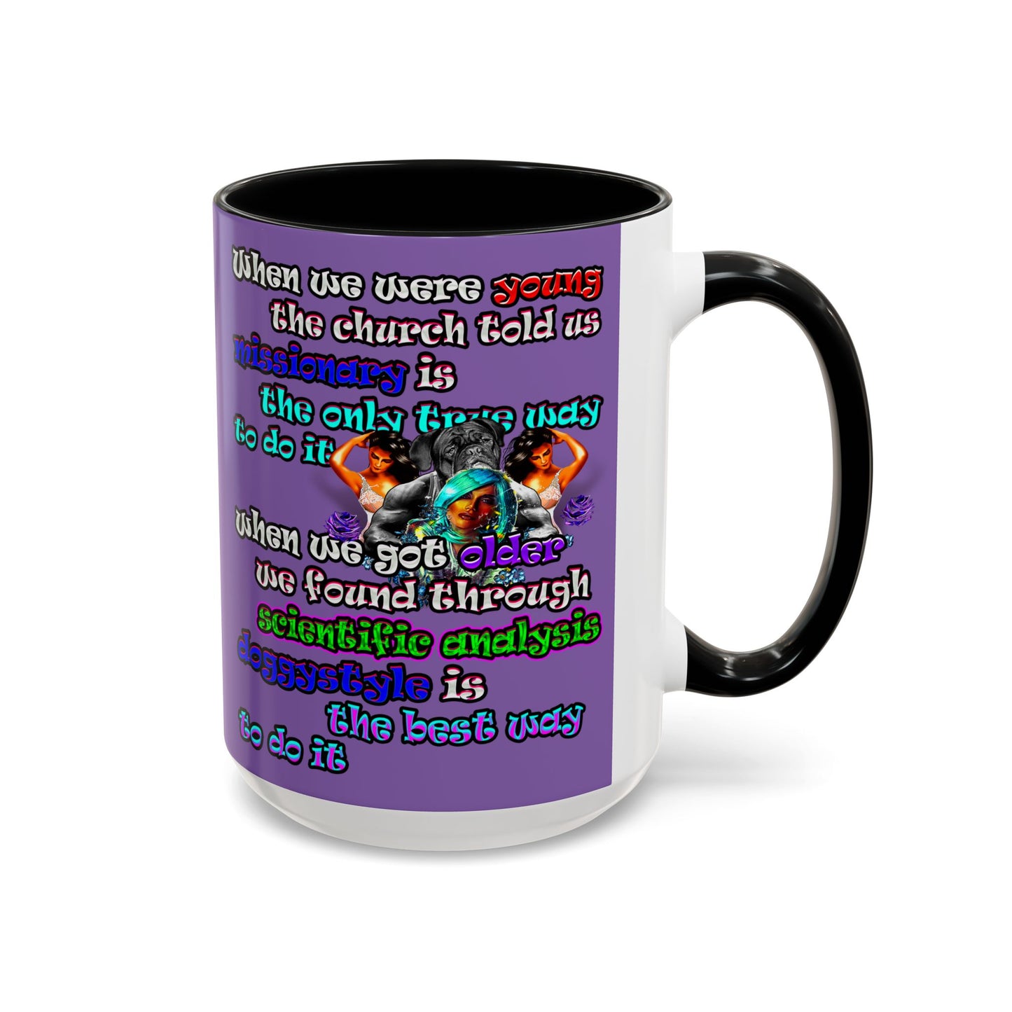 doggystyle - Accent Mug (light purple)