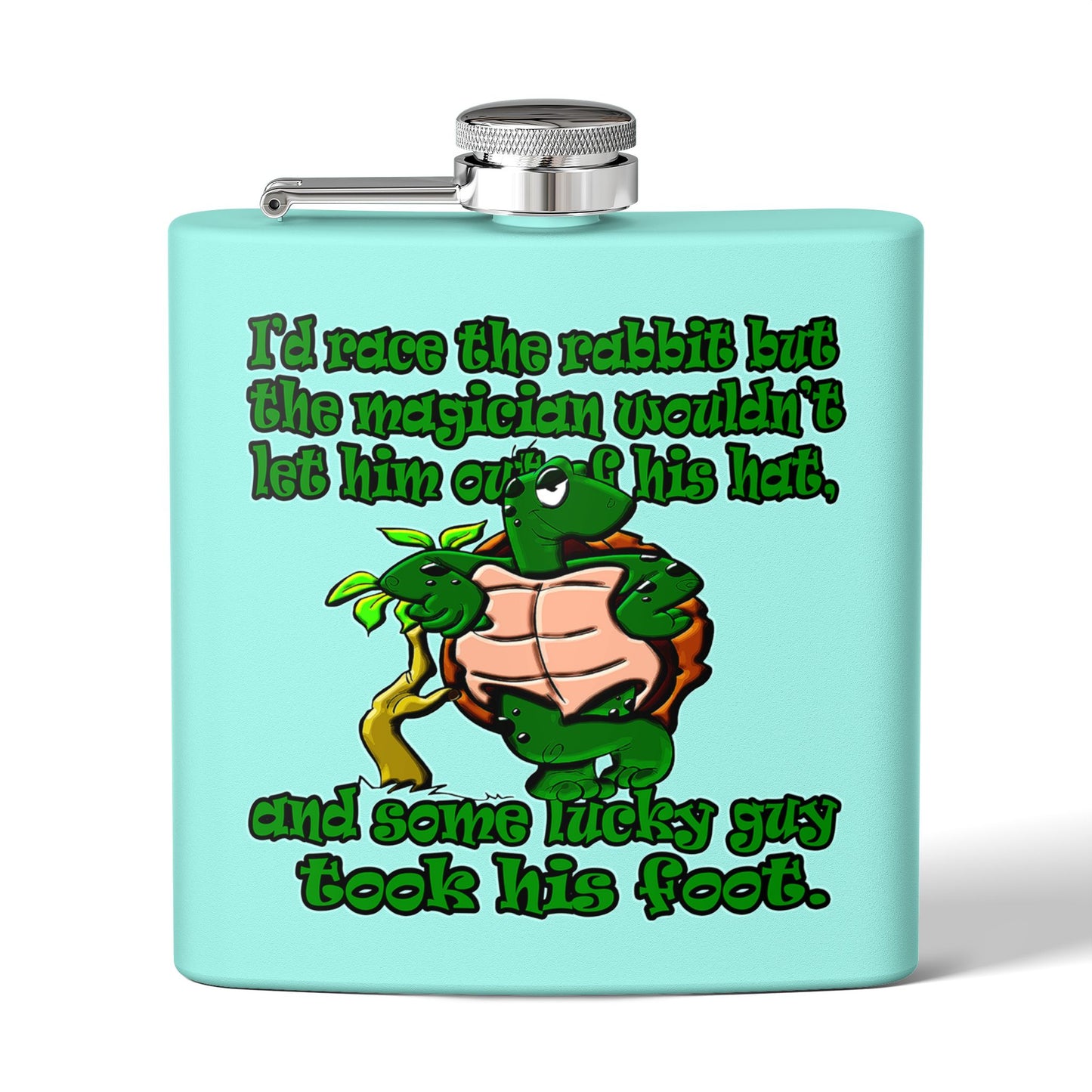 turtle race - Stainless Steel Flask