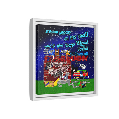 snoops - framed canvas art