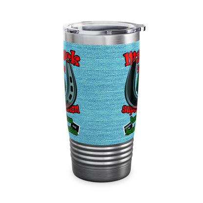 my luck - Ringneck Tumbler, 20oz (faded blue)