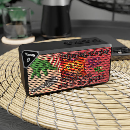 schrodinger's cat - Jabba Bluetooth Speaker (yellow-orange wave)