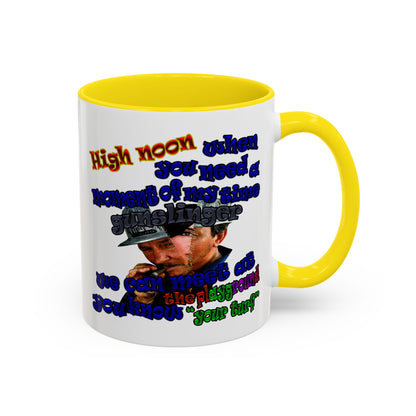 high noon - Accent Mug (white)