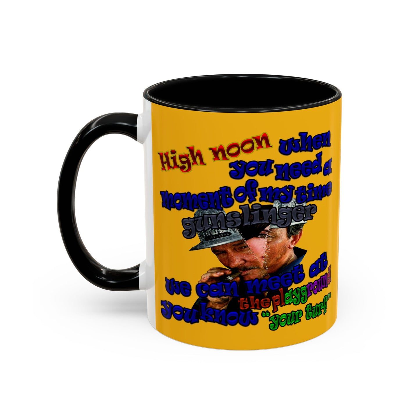 high noon - Accent Mug (yellow)